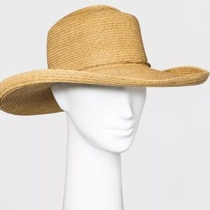 Straw Kettle Edge Floppy Hat (Boating/Panama hat)